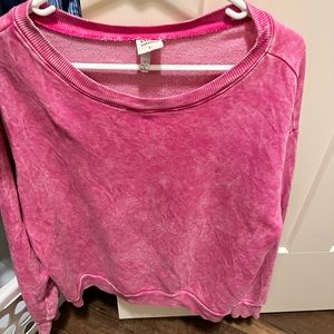 Pink sweatshirt